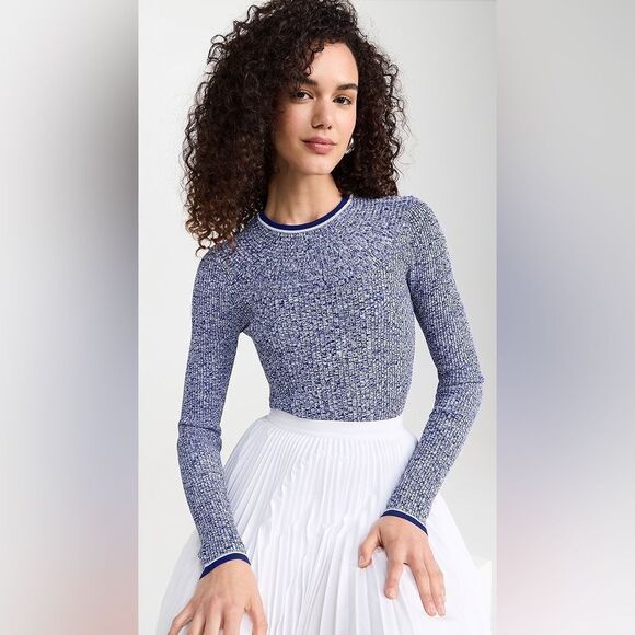Merlette Flums sweater in cobalt multi sz small